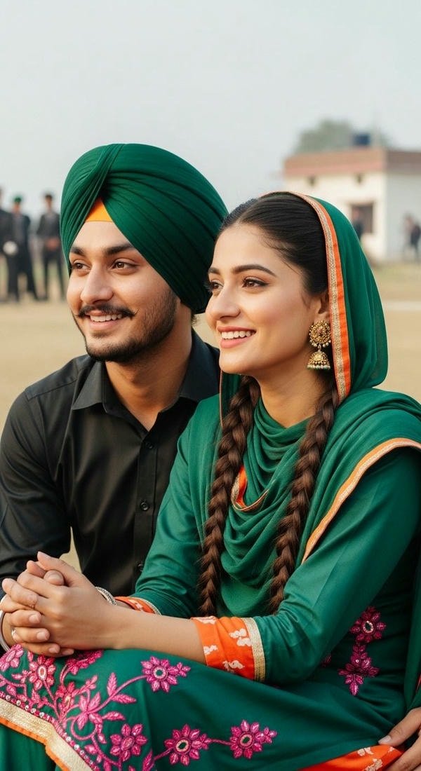 loving punjabi couple dp