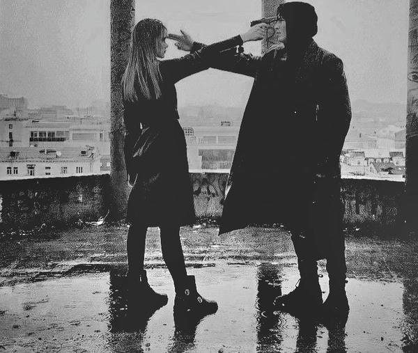 painful love couple dp