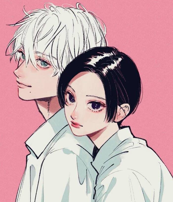 photo cute anime couple dp hd