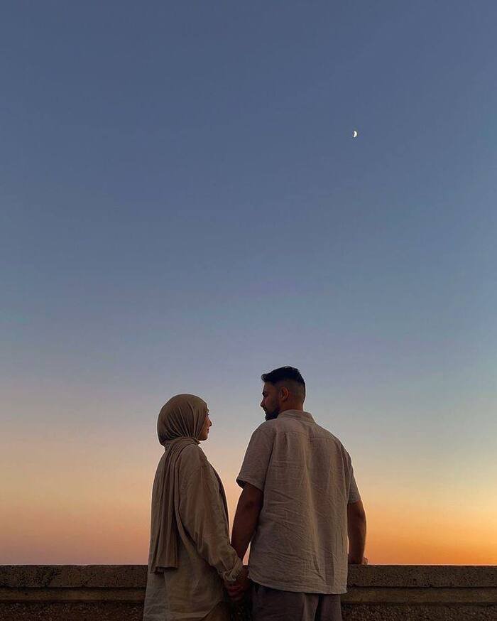 photo hijab couple dp instagram hd