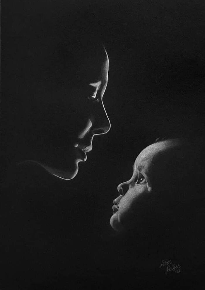photo love maa image black white hd