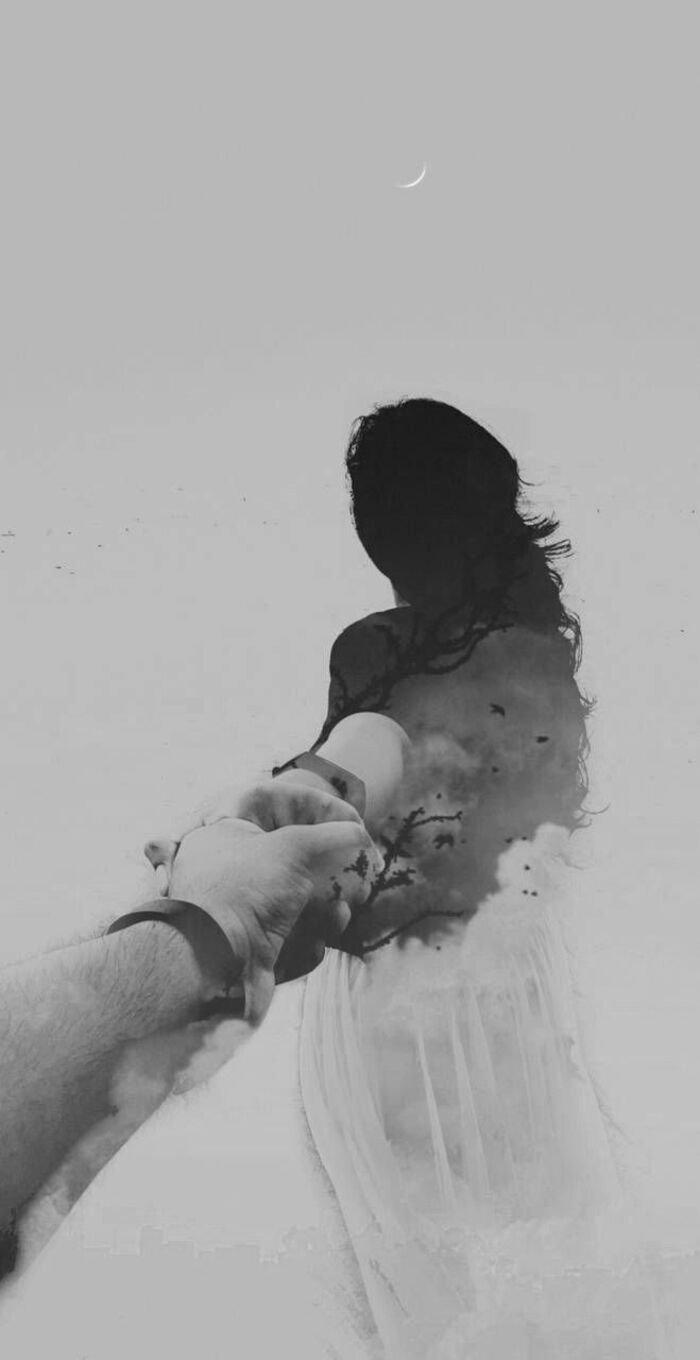 sad love image alone black and white full hd