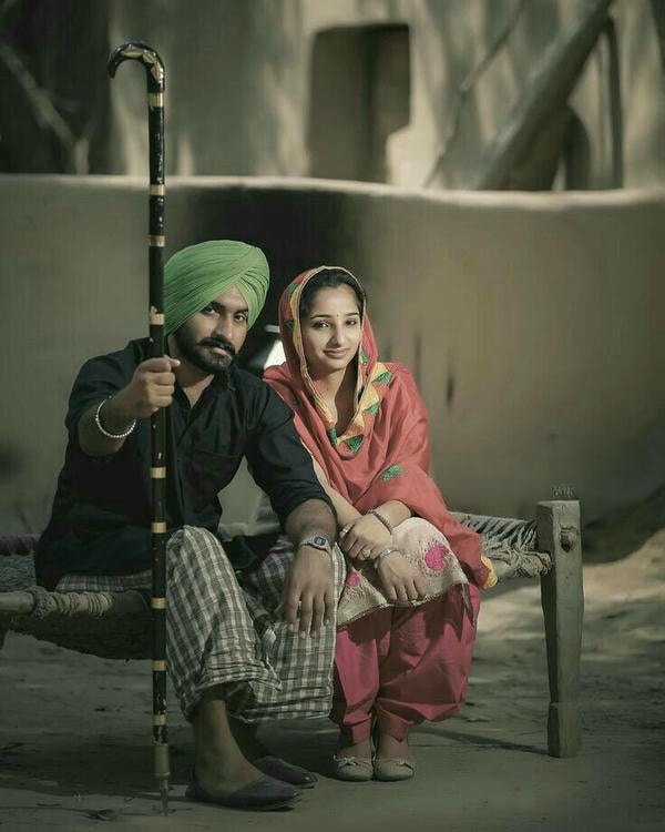 stylish punjabi couple dp