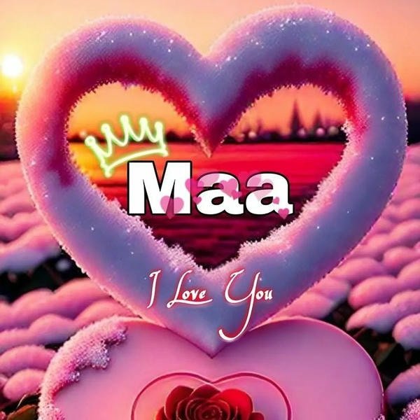 Beautiful maa name dp profile picture.