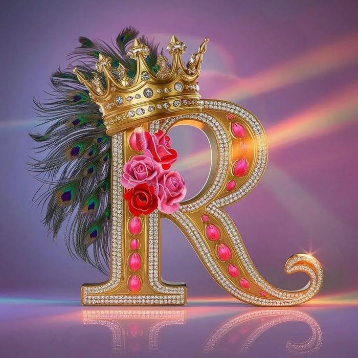 Clean r name dp portrait picture.