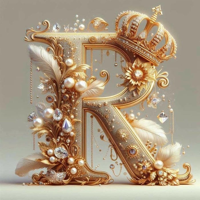 Clear focus r name dp profile image.