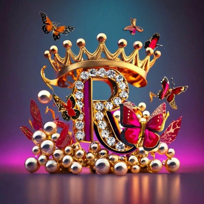 Elegant r name dp profile shot.