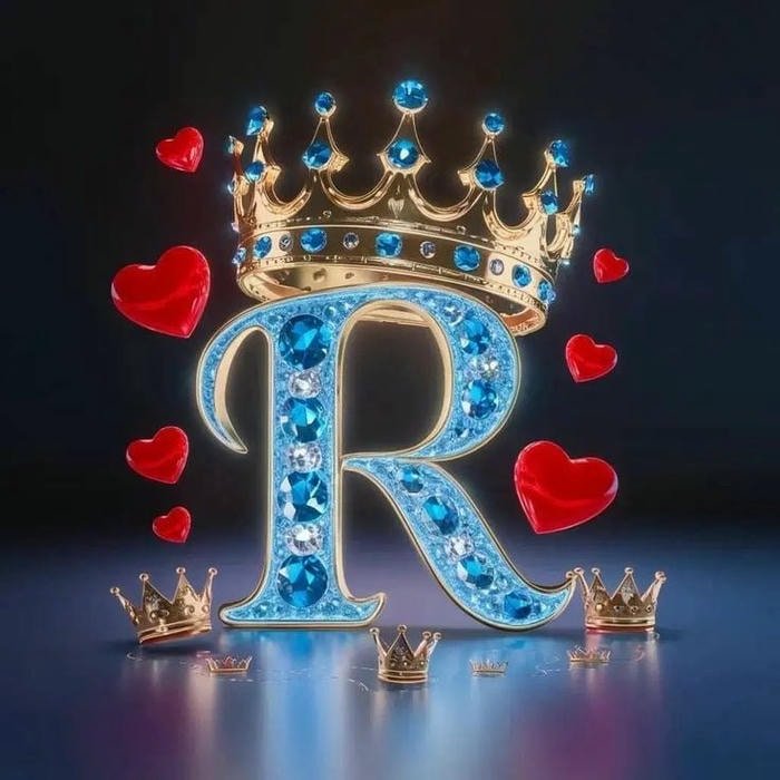 Stylish r name dp display image.