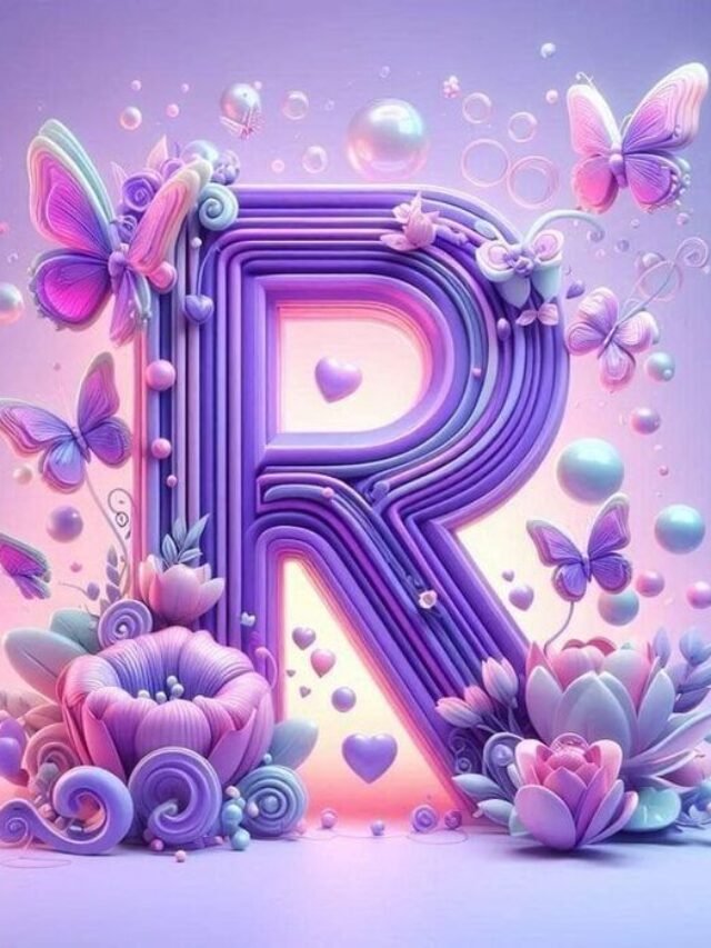 65+ Stylish R Name DP for Trendy Profiles