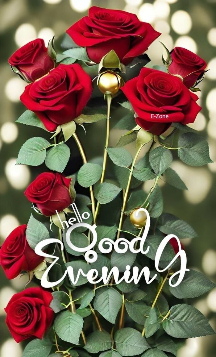 good evening love image