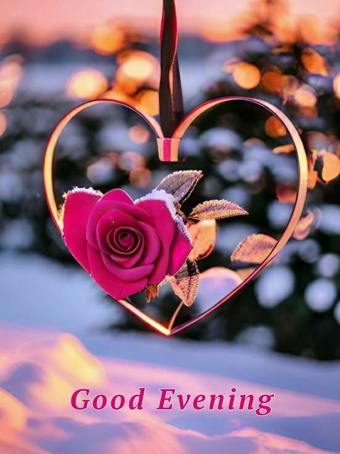 good evening love image photo ins