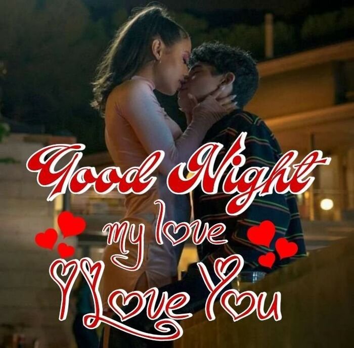 good night my love images photo