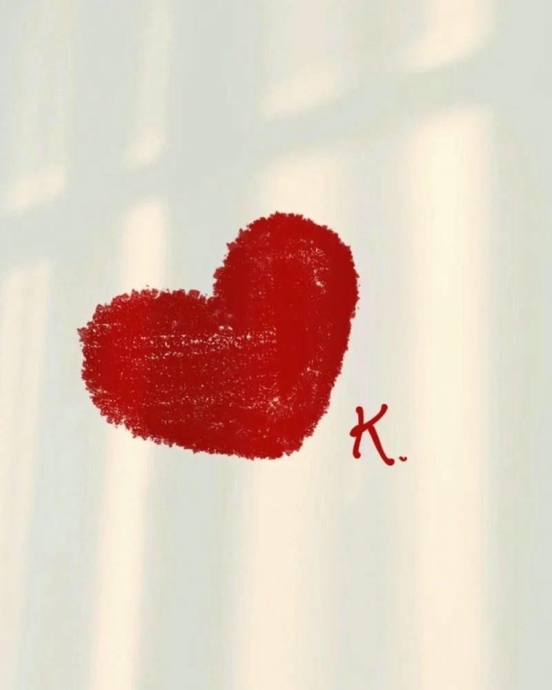 k name aesthetic love dp