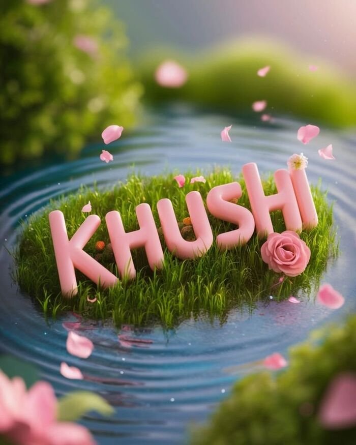 khushi name dp 3k full