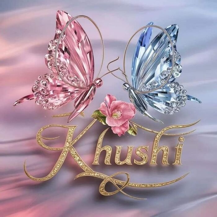 khushi name dp 3k