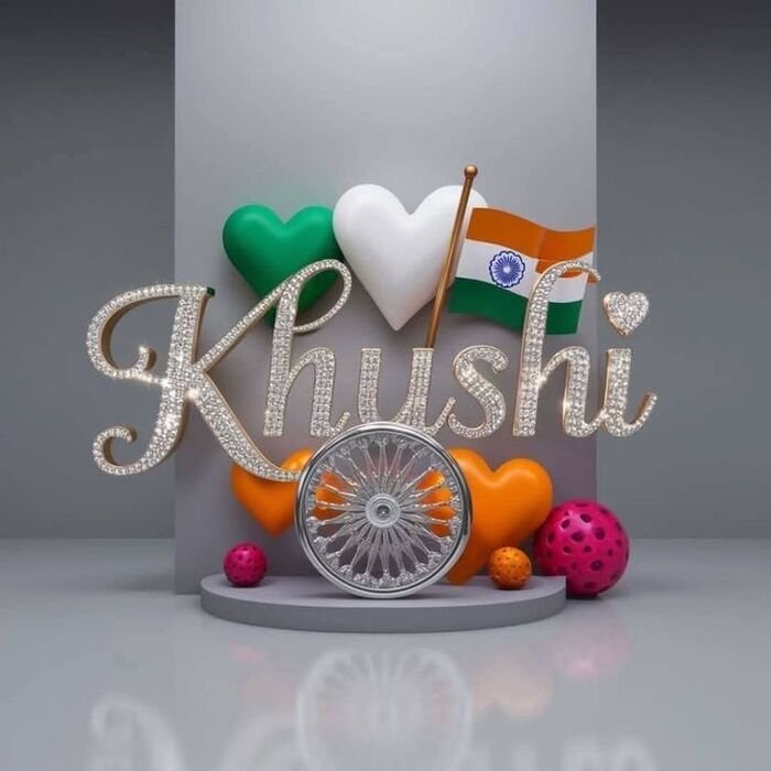 khushi name dp 5d full
