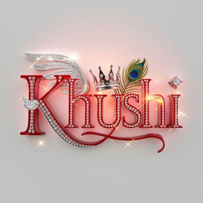 khushi name dp 5k full