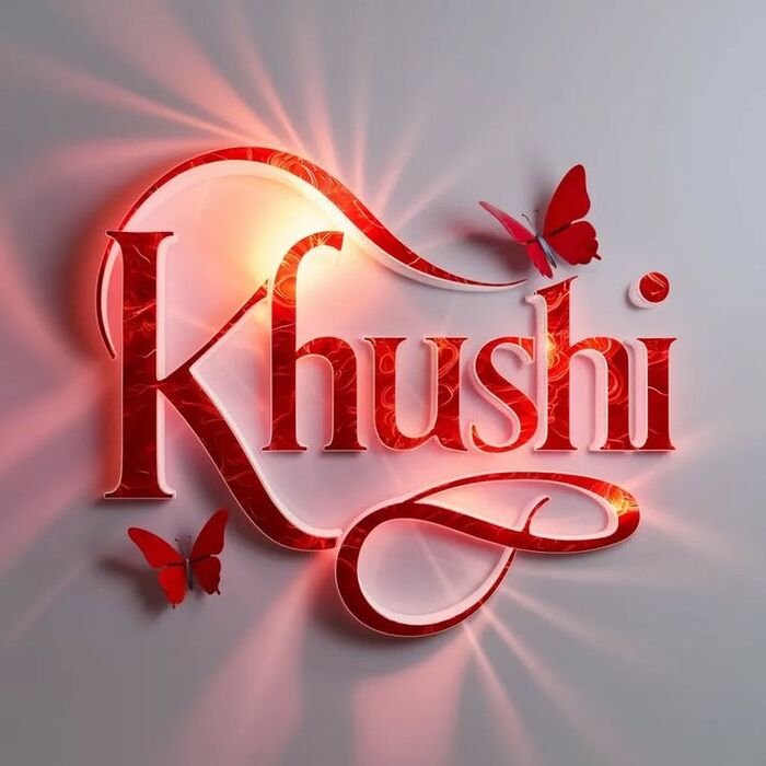 khushi name dp 5k