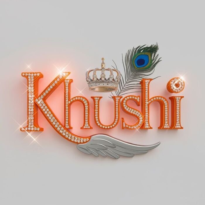 khushi name dp hd full
