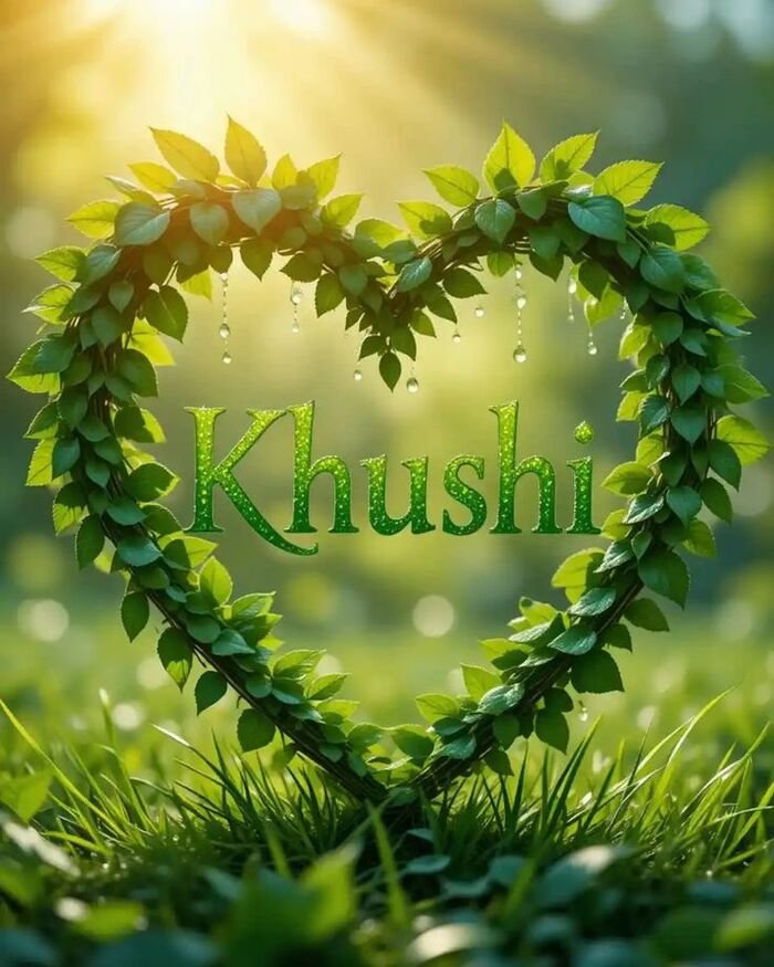khushi name dp nice