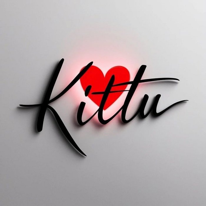 kittu name dp 5k
