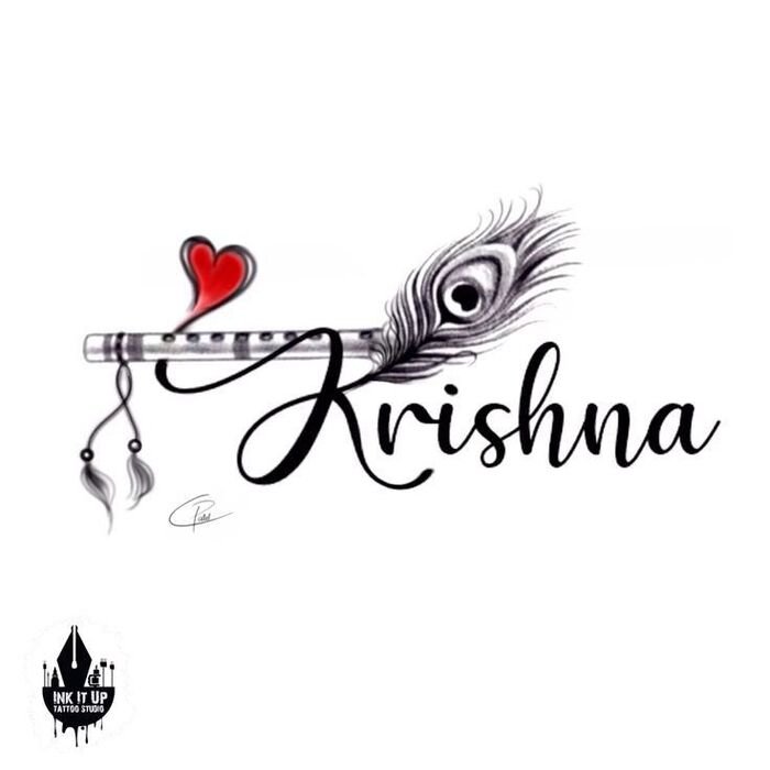 krishna name dp 3d