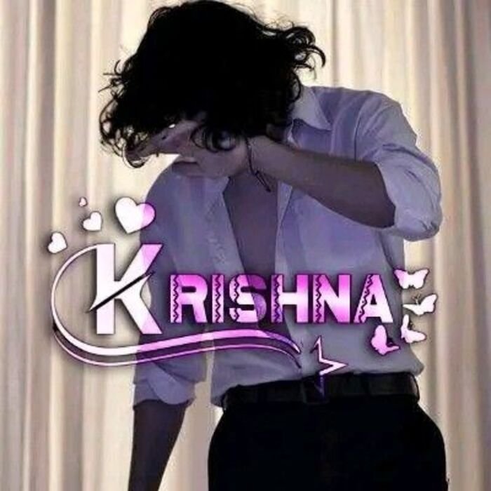 krishna name dp 3k