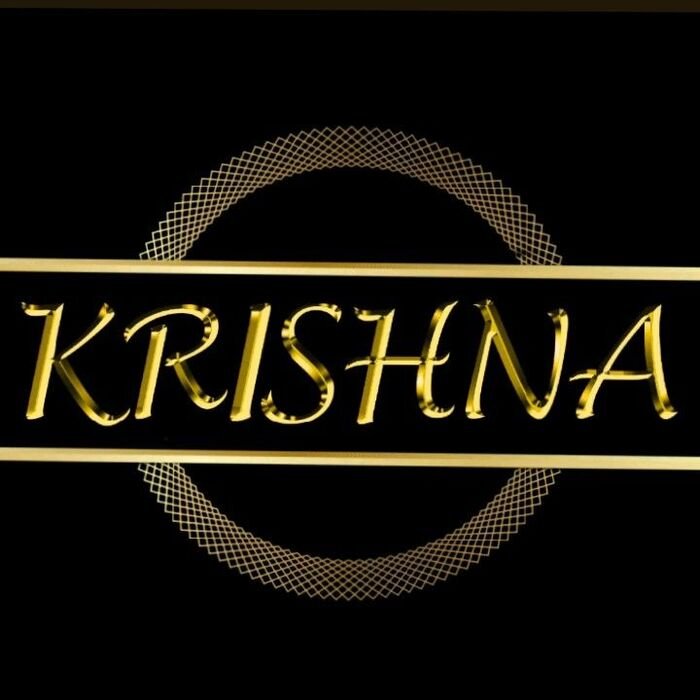 krishna name dp 4d