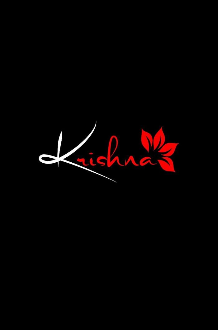 krishna name dp 4k full