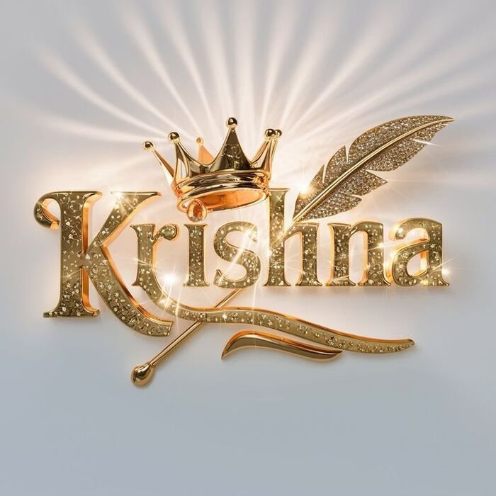 krishna name dp 5d