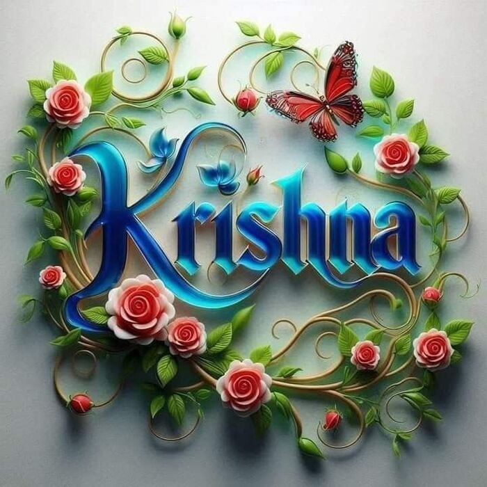 krishna name dp nice 5k full