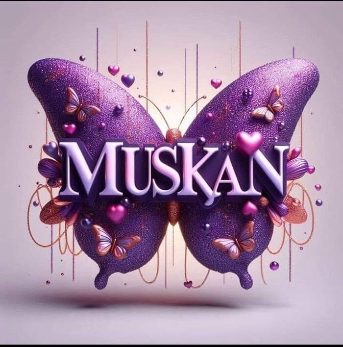 muskan name dp 5d full