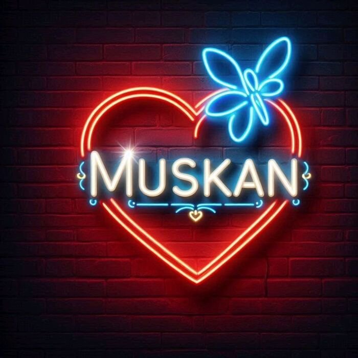 muskan name dp 5d