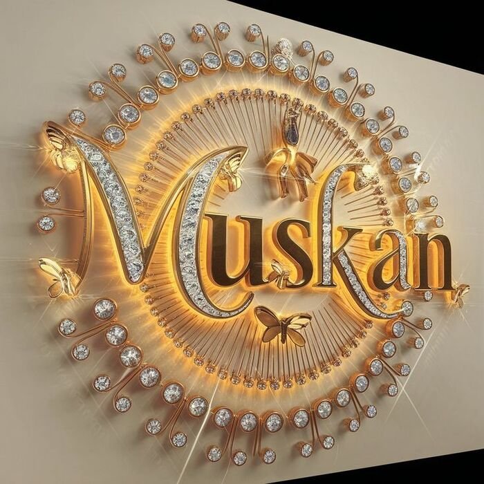 muskan name dp full