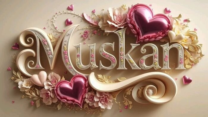 muskan name dp hd