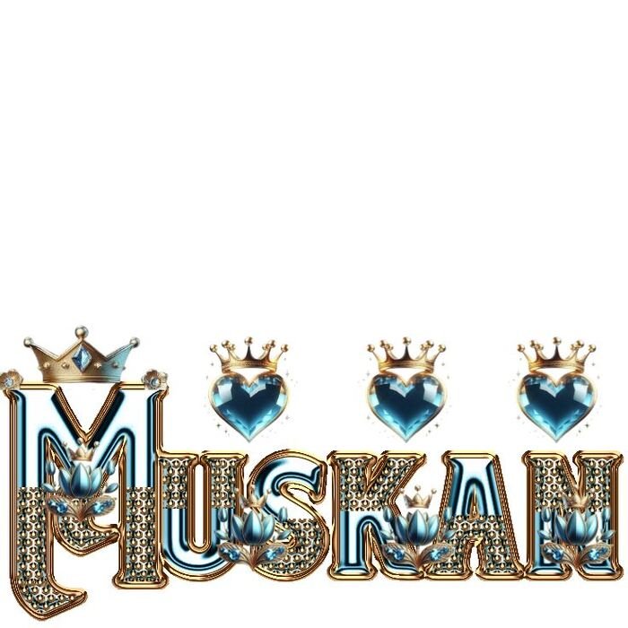 muskan name dp nice 3d