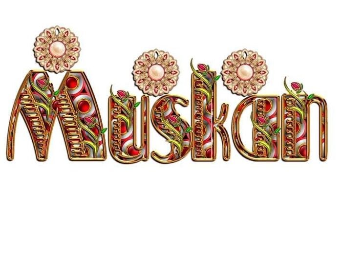 muskan name dp nice