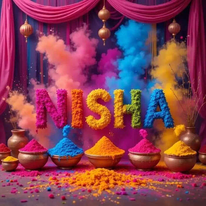nisha name dp 3d