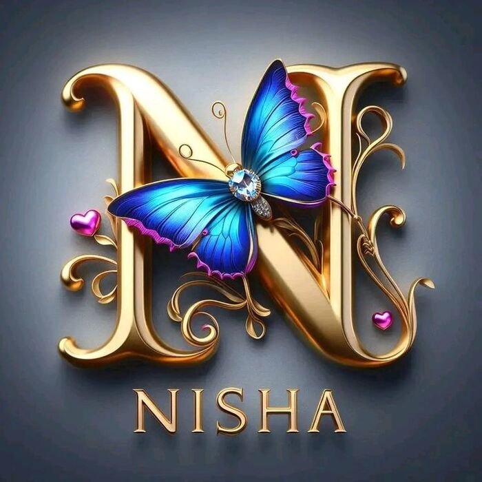 nisha name dp 4d full
