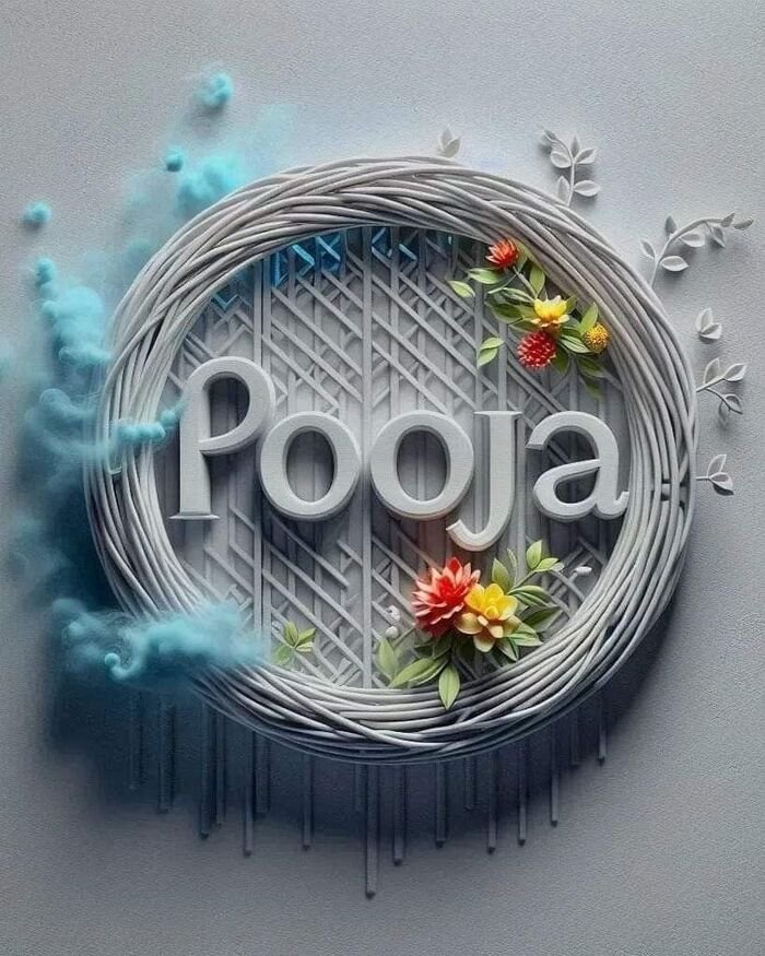 pooja name dp