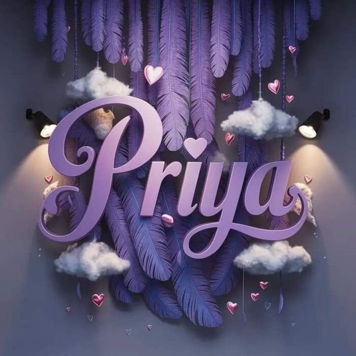 priya name dp hd photo