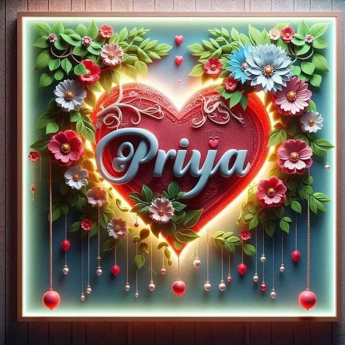 priya name dp hd