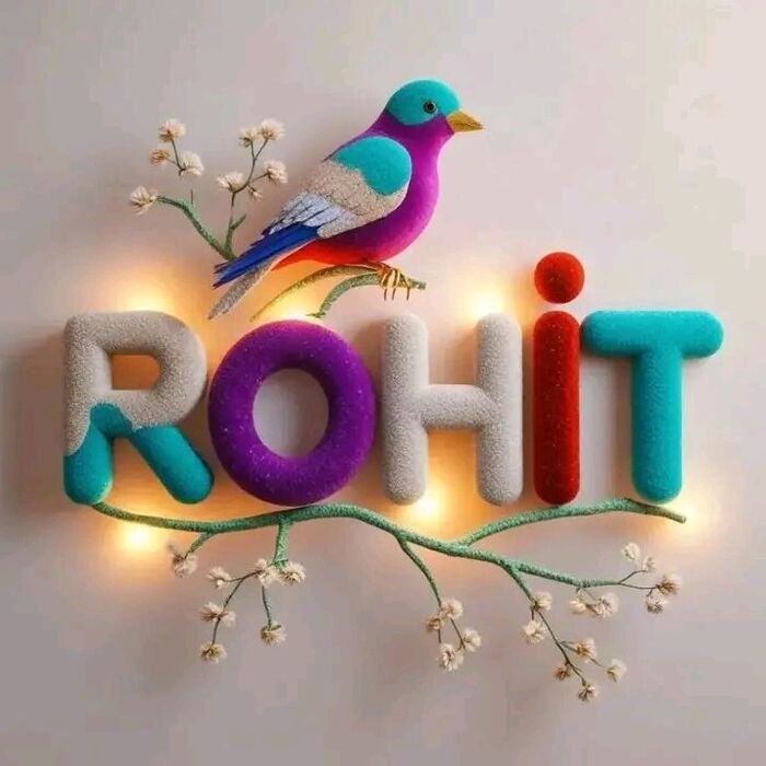 rohit name dp 5d full