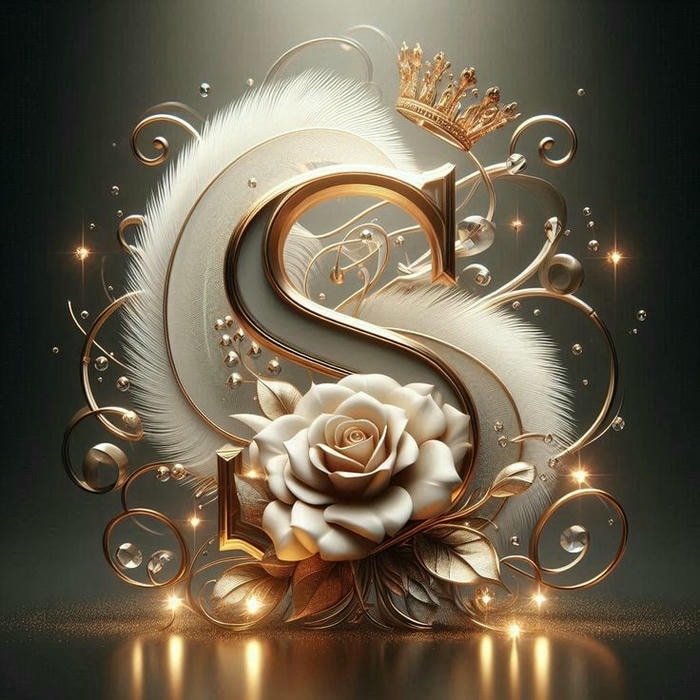 s letter dp with wings