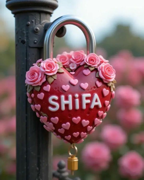 Candid shifa name dp portrait image.