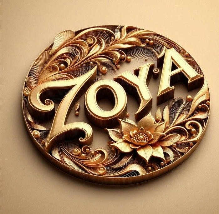 Clean zoya name dp portrait shot.