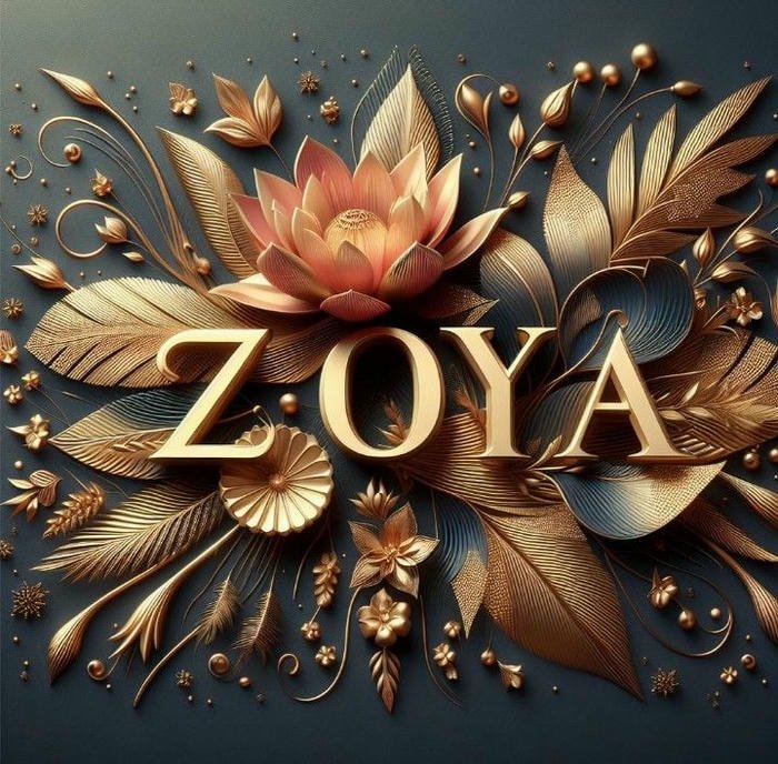 Fashion style zoya name dp profile.