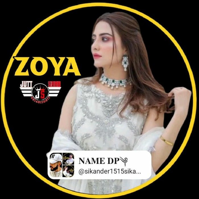 High quality zoya name dp image.