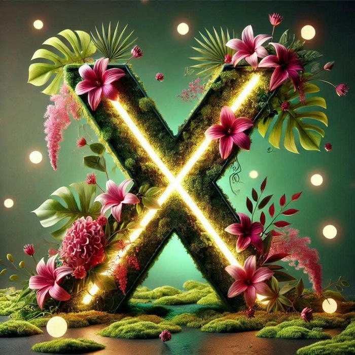 Natural vibe x name dp portrait.