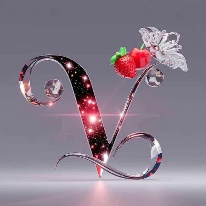 Relaxed pose v name dp image.